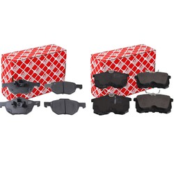 FEBI BREMSBELÄGE VORNE+HINTEN passend für Honda Accord 7