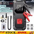 1000Amp KFZ Starthilfe Ladegerät Booster 8000mah Powerbank Luftpumpe Kompressor