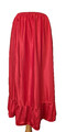UK Nylon Vintage Retro Rock Gr. S / M  Unterrock Halb Slip Satin Rot Sissy