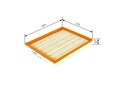 Bosch F 026 400 356 Luftfilter für BMW
