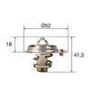 Thermostat Kühlmittel MAHLE TX 85 82 für STAREX SEDICI A1 NA SUZUKI NSX FIAT 16V