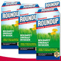 Roundup Rasen-Unkrautfrei 3x 250ml Konzentrat Klee Wegerich Hahnenfuß Löwenzahn 