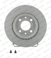 2x FERODO Bremsscheibe PREMIER Coat+ disc DDF1096C für TWINGO RENAULT DODGE CLIO