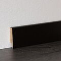 Sockelleiste Cube 58mm | Schwarz | moderne Leiste | K58C | Zubehör | FREI HAUS