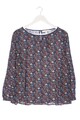 ESPRIT Langarm-Bluse Damen Gr. DE 40 braun-blau-weiß Casual-Look
