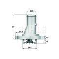 MAHLE Thermostat Kühlmittel mit Dichtung 87°C für Fiat Panda Punto TI 68 87D