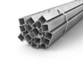 Stahl Profilrohr Stahlrohr Vierkantrohr 1,5mm stark Quadratrohr S235 Länge 1m