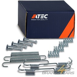 ATEC MONTAGE-ZUBEHÖR-SATZ TROMMELBREMSE BREMSBACKEN FÜR BMW 3-ER E46 E90 E92 F30#E46 BJ 04.98-08.06, E90 E92 AB 09.05-, F30 AB 02.12-#