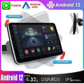 10.1" Abnehmbarer 1 Din Android12 DAB+ Autoradio GPS WiFi CarPlay Navi DSP 8Kern