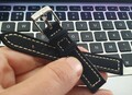 Neu Festina 16 mm Schwarz Leder Silber Schnalle Damen Uhrenarmband