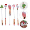  5 Pcs Elch -Make -up -Bürstenset Schminkkasten Lidschatten Pinsel
