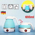 0.6L Elektrischer Wasserkocher Mini Faltbarer Wasserkessel Silikon Tragbarer DHL
