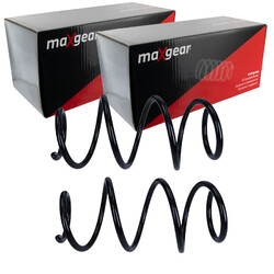 2X MAXGEAR FAHRWERKSFEDERN VORNE PASSEND FÜR RENAULT CLIO LINKS+RECHTS