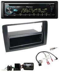 Pioneer DAB Lenkrad CD USB Bluetooth Autoradio für Fiat Idea 2006-2012 schwarz