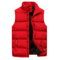 Herren Weste Steppweste Sport Steppweste Bodywarmer Jacke Übergangs Ärmellos Zip