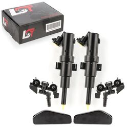 2x Scheinwerferreinigung Teleskopdüse Kappe Set für BMW 3er E46 Limo 01-05