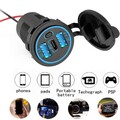 Auto Steckdose QC3.0 PD3.0 , Dual USB Ladegerät Buchse 12V 24V KFZ