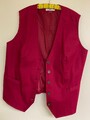 Damenweste, rot, wahrsch. XXL, mit Knopfleiste - ungetragen!