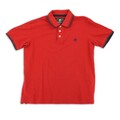 Timberland Poloshirt Gr. XL Rot Basic Oberteil Freizeit Shirt Baumwolle Kurzarm