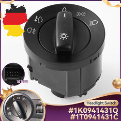 LICHTSCHALTER SCHEINWERFER  FÜR VW CADDY EOS GOLF 5 JETTA 3 PASSAT 3C TOURAN 1T