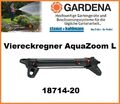 GARDENA 18714-20 Viereckregner AquaZoom L Rasensprenger Regner bis 350m²