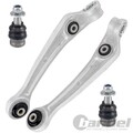 2x QUERLENKER + TRAGGELENK VORNE UNTEN für AUDI A4 B8 A5 A6 C7 4G2 A7 Q5 PORSCHE