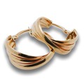 Ohrringe 585 Gold 14 Karat Gelbgold Creolen Ohrschmuck Damen Wert 570,-