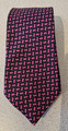 Kiton  Krawatte schwarz pink gemustert 100% Seide wie neu