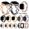 Bling Armband Für Fitbit Versa 4 3 2 /Sense /Sense 2 Edelstahl Metall Ersatzband