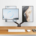 Dual Monitor Stand Monitor Arm Desk Mount for 13 To 32 Inch Computer Screens QDE