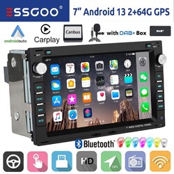 Für VW Polo 9N Golf 4 Passat B5 DAB+ 64G Android13 Autoradio CarPlay Navi RDS BT