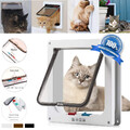 Katzenklappe Katzentür Hundeklappe S M L XL Eingangskontrolle System Hunde 4Wege
