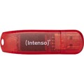 Intenso Rainbow Line USB-Stick  128 GB Rot (transparent) 3502491 USB-A (USB 2.0)