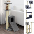 vidaXL Kratzbaum Kletterbaum Katzenbaum Katzen Katzenkratzbaum Liegemulde