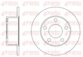 2x Bremsscheibe REMSA 6123.00 für VW SKODA AUDI 3B2 3B6 PASSAT 245mm B5 3B3 3B5