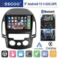 9" 32G Android 13 Für Hyundai i30 2006-2011 Autoradio Carplay GPS Navi FM RDS BT