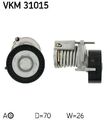 SKF Spannrolle, Keilrippenriemen VKM 31015 für AUDI SEAT SKODA VW