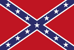 Blechschild 20x30 Flagge die Südstaaten Confederated States Fahne Civil War Bürg