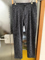 HARRIS WHARF LONDON gewebte Baumwollmix-Hose Gr. 46 blau meliert