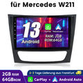 Android 13 Autoradio Für Mercedes Benz W211 Carplay GPS Navi WIFI DAB SWC 2+64G
