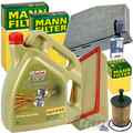 MANN FILTER FILTERSET+CASTROL 5W30 ÖL für VW TOURAN 1T GOLF 5 6 1.9 2.0 TDI