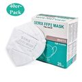 40x FFP2 Maske Serix Atemschutzmaske Mundschutz Masken CE 1463 Zertifiziert Weiß
