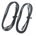 2x INIU USB C Kabel 100W [2m] – PD3.0 Schnellladekabel USB-C auf USB-C, Nylon