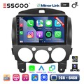 Für Mazda 2 07-2013 Autoradio Android 13 2+64G Carplay DAB+ GPS Nav WIFI Kamera
