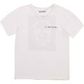 Zadig & Voltaire T-Shirt weiß mit großem Rückenprint Scull und Logo 8-16 Jahre