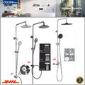 Regendusche Duschsystem Duschset Duschpaneel mit Handbrause Duschkopf Massage 
