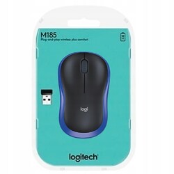 Logitech Kabellose Maus M185 USB 2.4GHz Optisch HOME WORK OFFICE