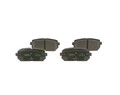 BOSCH 0 986 494 400 Bremsbeläge Satz Hinten für KIA CARENS III (UN)