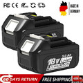 2X 5,0Ah für Makita Akku 18V BL1860B BL1850B BL1830 BL1860 BL1890 Ersatzakku LED