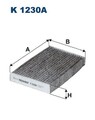 Filtron K 1230A Filter, Innenraumluft passend für NISSAN RENAULT Heizung/Lüftung